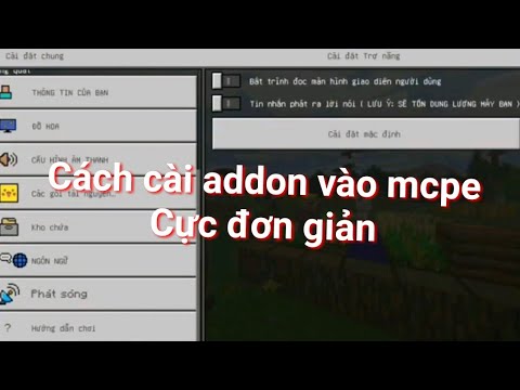 Cách cài mod vào minecraft pe