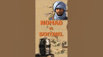 Nomad vs Sentinel | Stronghold Crusader: DE #strongholdcrusader #fireflystudios #gameplay #rts