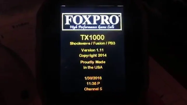 ¡Agrega nuevos sonidos a tu Fox Pro Fusion ahora mismo!