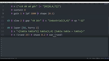 TidalCycles (9/22/2021): A simple riff