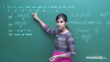 Sequences and Series |Mathematics |JEE Main 2019 Sample Paper |Misostudy