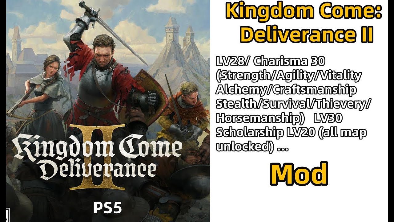 Kingdom Come: Deliverance II Mod Cheat KCD2 Save Modding Kingdom Come ...