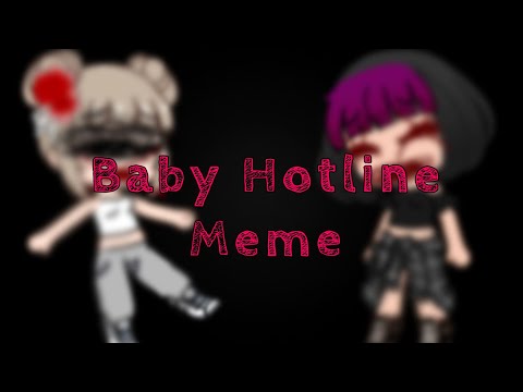 Baby Hotline Meme (Remake) || Typography Test || Gacha Club || Reupload