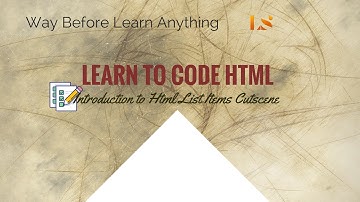 How to Make a website - Httml Tutorial for Beginners - Part 9 - Html List Video Intro