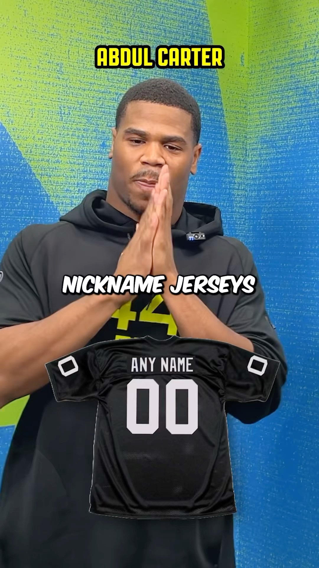 Who has the best nickname jersey? ??