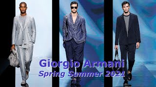 Giorgio Armani - the short review of the men collection spring summer 2021 - Видео от fashion guide - модный гад
