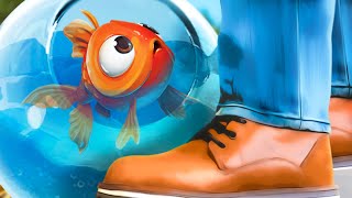 NEW GOLDFISH GETS CAUGHT ESCAPING - I Am Fish Part 8 | Pungence