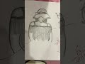 Hide face girl drawing #viralvideos #art #drawing #viralshort #love