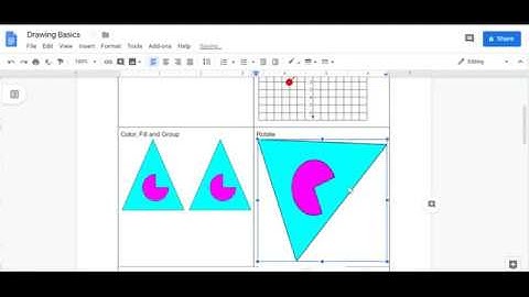 Graphics #4 - How to Draw From Scratch in Google Docs