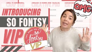 Hey, VIP! 🌟 Introducing the So Fontsy SVG Membership Club!