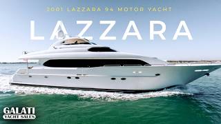 2001 Lazzara 94 Motor Yacht Serendipity For Sale Composite Build Performance Cruiser