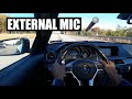 W204 C63 AMG HIGHWAY DRIVING EXTERNAL MIC WITH EXHAUST 6.2L V8 BRUTAL ROAR