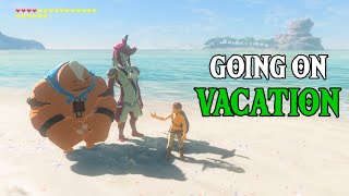 Taking Sidon and Yunobo on Vacation! | Zelda: Breath of the Wild