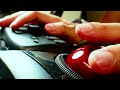 Unique special keyboard tech tile feedback turns into musical noise machine with golden switches but