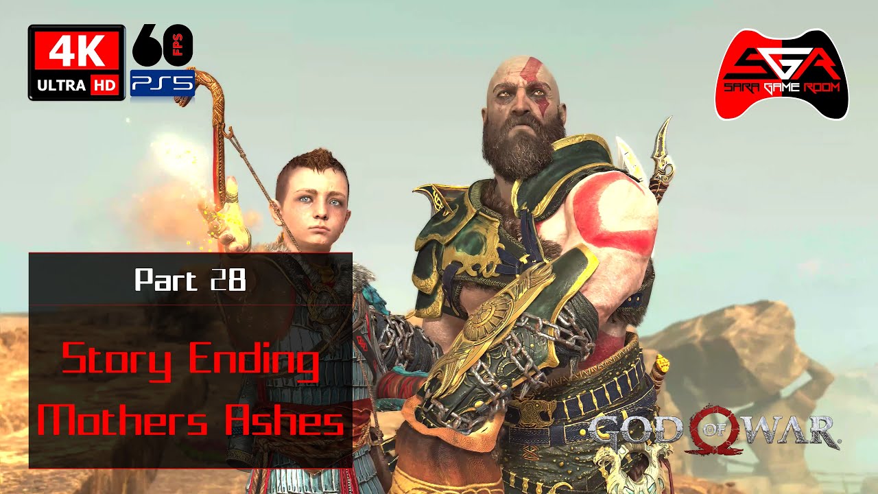 God of War (2018) Gameplay - Part 28 Ending Mothers Ashes
