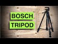 CONSTRUCTION TRIPOD: use with your laser AND camera! Bosch BT150 Compact Extendable review