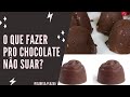 Por quê o chocolate fica suado? - Isabela Plaza