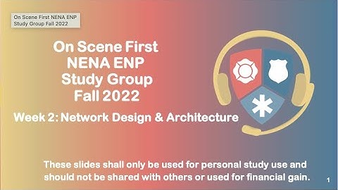 Fall 2022 ENP SG WEEK 2: Network Design & Architecture