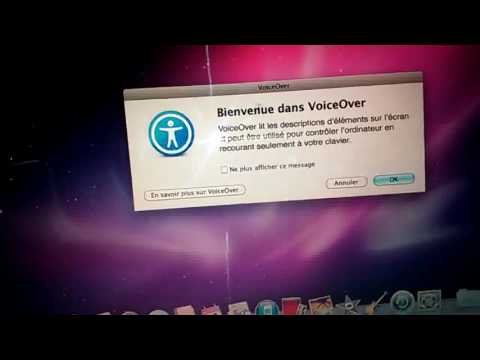 طريقة تشغيل الناطق الصوتي على الماك بوك voiceover on macbook