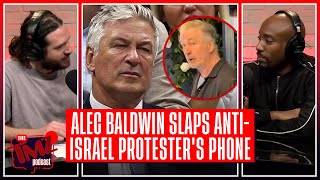 Alec Baldwin Slaps Phone Out Hand of Anti-Israel Protester After Heated Exchange | The TMZ Podcast