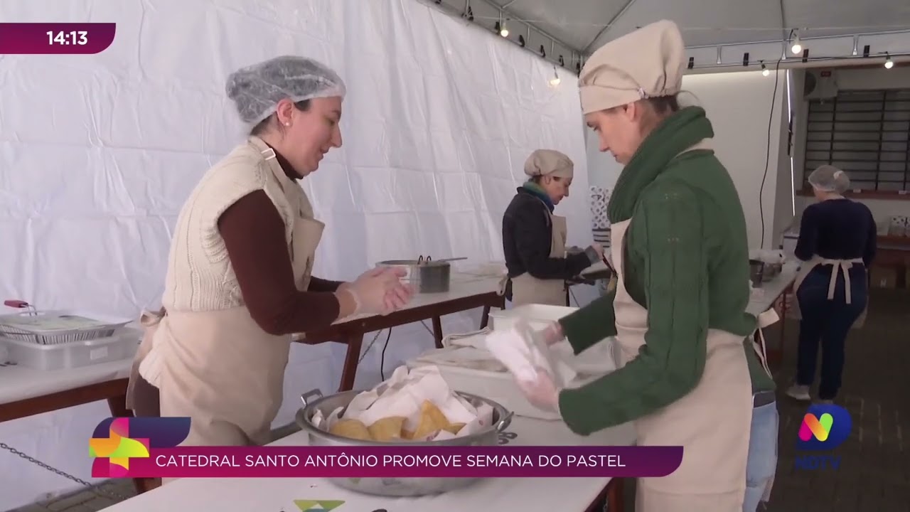 Semana do Pastel movimenta a Catedral Santo Antônio em Chapecó
