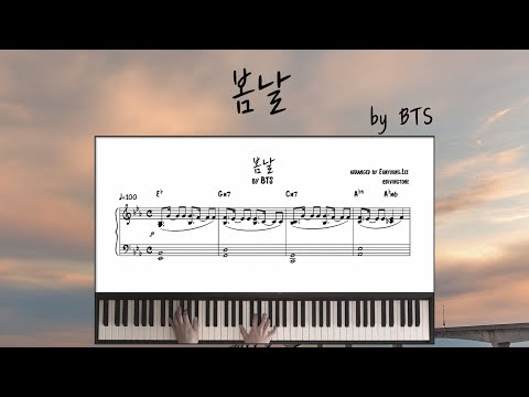 봄날(Spring Day) (피아노 악보(piano sheet)) - 방탄소년단(BTS)