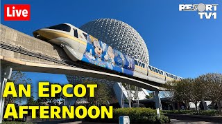 🔴Live: An Epcot Afternoon with Family - Walt Disney World Live Stream - 1-29-23