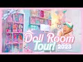 Room tour 2023  my barbie doll collection