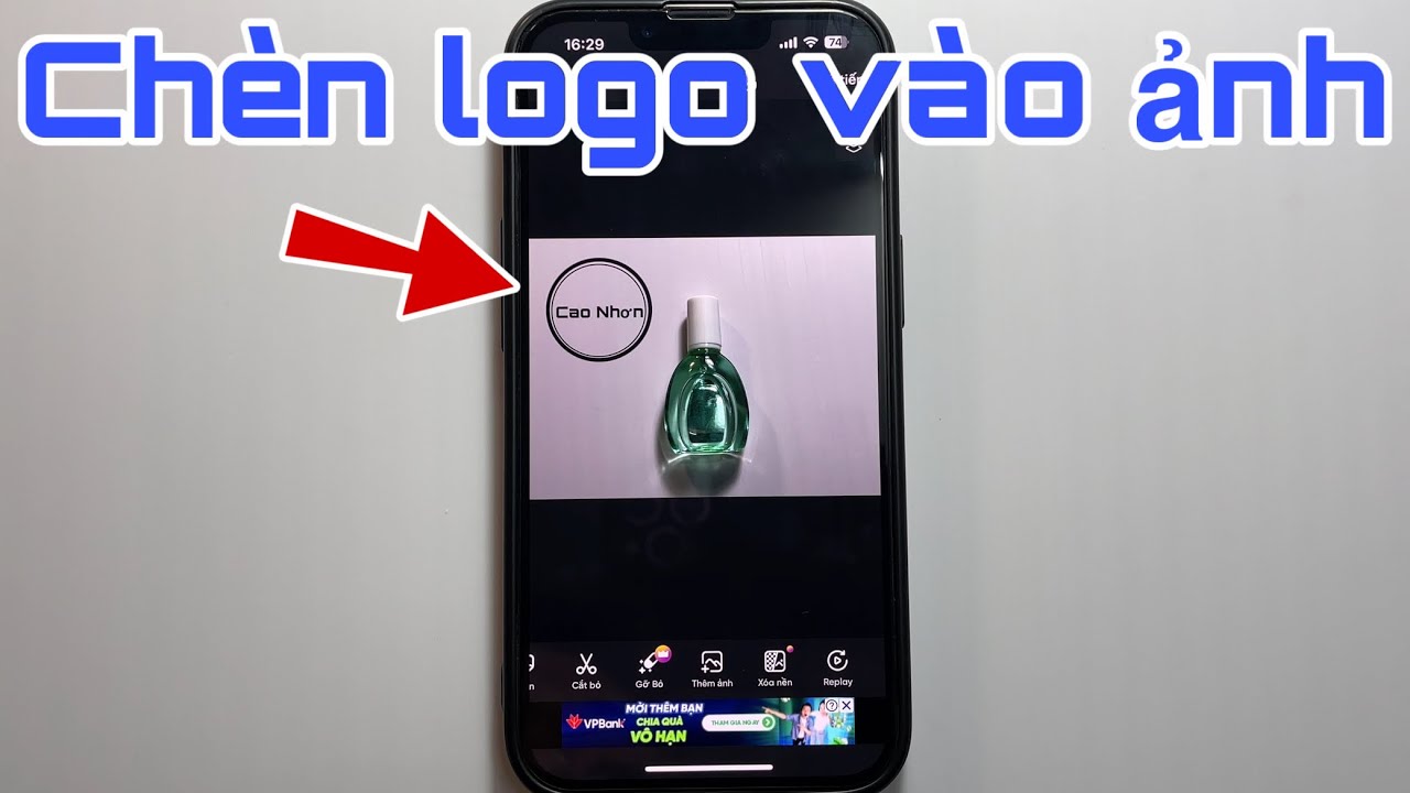 Cách chèn logo vào ảnh