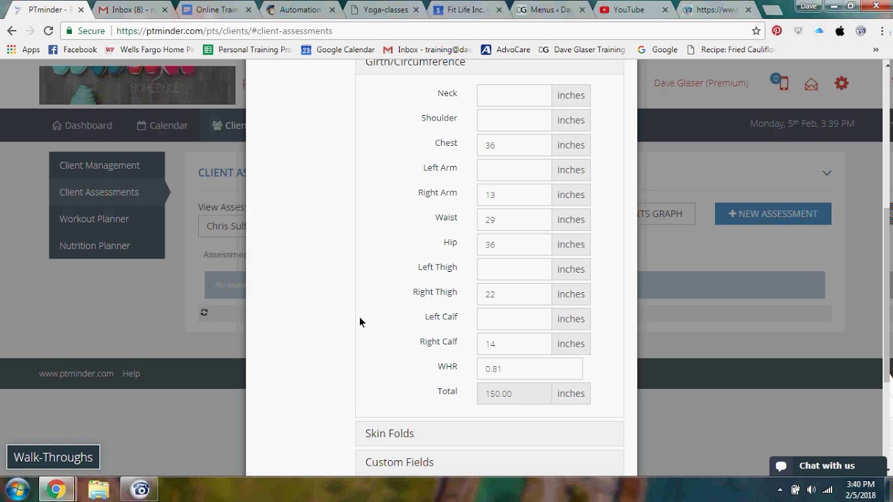 How to Build Custom Assessments for clients in PT Minder