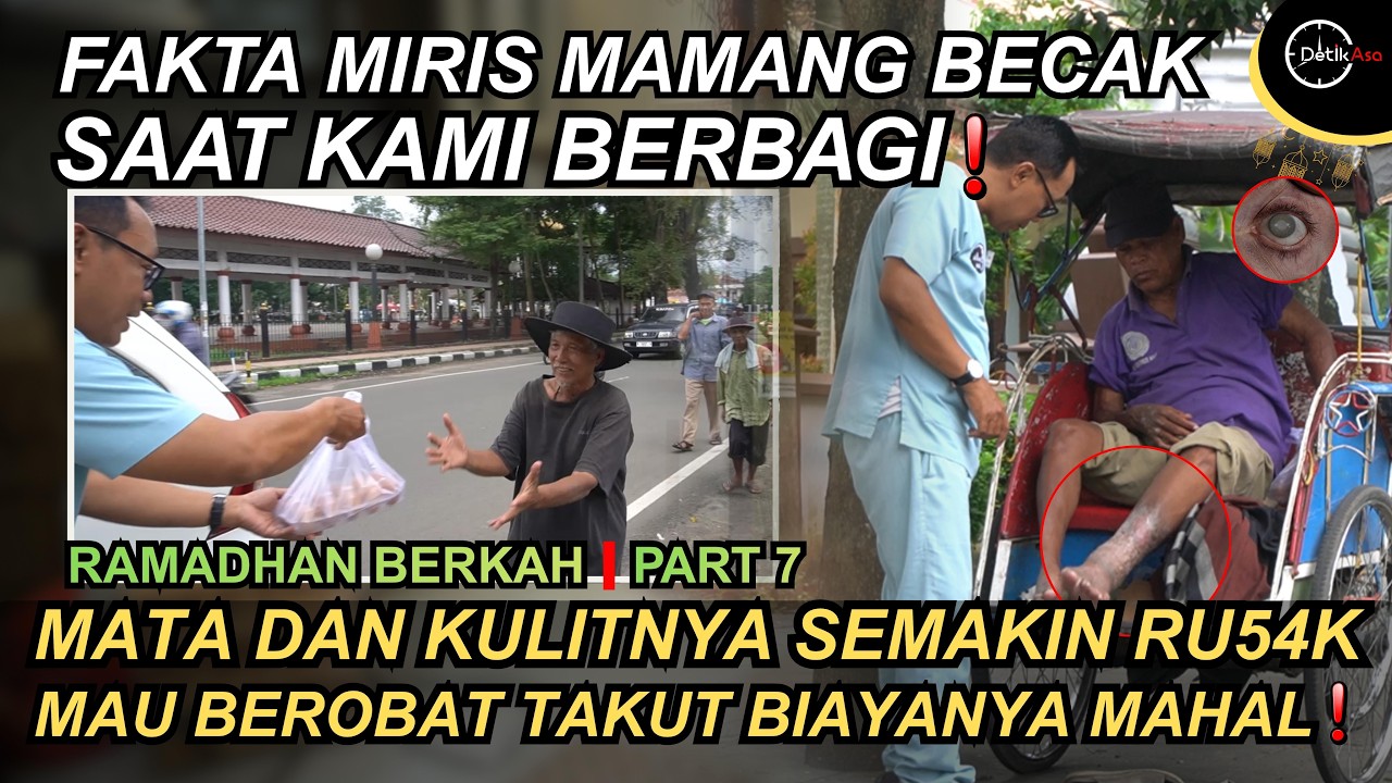 KAMI TEMUKAN SEORANG TUKANG BECAK YANG HIDUP DALAM K3SAK1T4N DAN K3M15K1N4N❗️