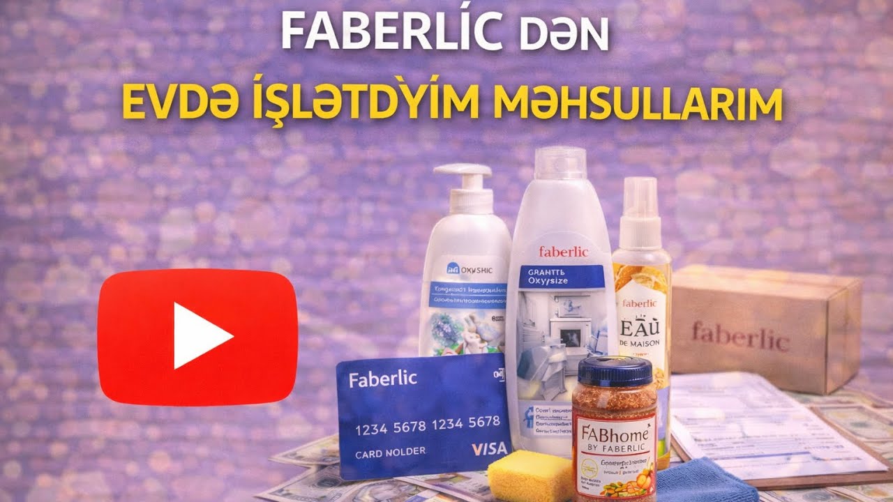 Evdə işlətdiyim #Faberlic məhsullarim .