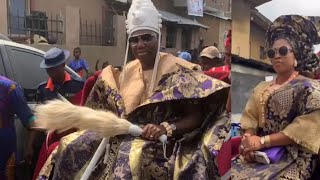 MOMENT OBA OLOTO APPEARS SURPRISINGLY AT HIS FIRST YEAR CORONATION ANNIVERSARY PARTY