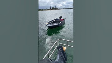 Tender connected to house boat 🚤 ￼