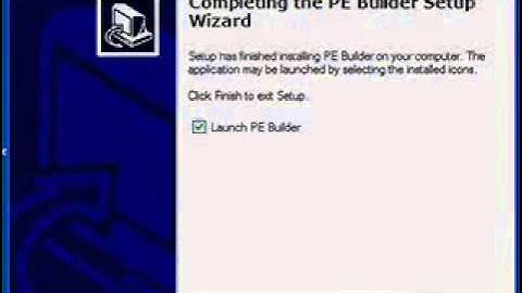 Build a BartPE bootable CD