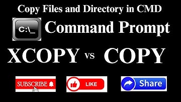 How to Copy the Files and Folders using COMMAND PROMPT DOS by Easy Method|Cmc It Program