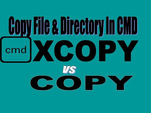 Video: Co je copy a xcopy?