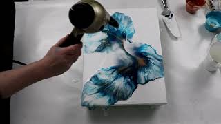 (488) Gorgeous Double Dutch Pour! Fluid Acrylic Pour Painting Technique