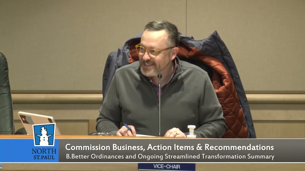 City of North St. Paul Planning Commission Regular Meeting  - 1/8/26