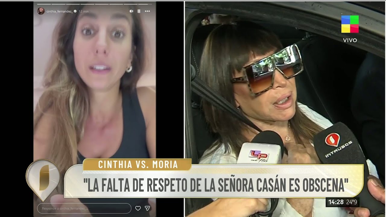 💣 EL DESCARGO DE CINTHIA CONTRA MORIA: 