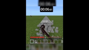 Efficiency V wooden pickaxe VS Netherite Pickaxe , Who can mine Faster | Minecraft