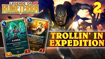 WTF - Is This Guy Trolling Me?! EXPEDITIONS DRAFT Mode #2 | Legends Of Runeterra