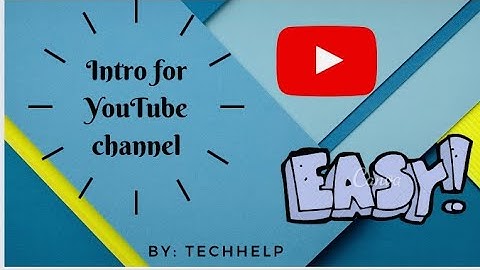 How to make Intro/Logo animation for YouTube channel using Renderforest.