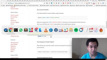 تعلم كيفيه انشاء مشروع ب لارافيل #1 Setup laravel framework