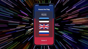 Guess The Flag iOS App  100 Days of SwiftUI