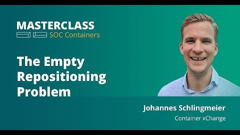 SOC Container Masterclass: The Empty Repositioning Problem