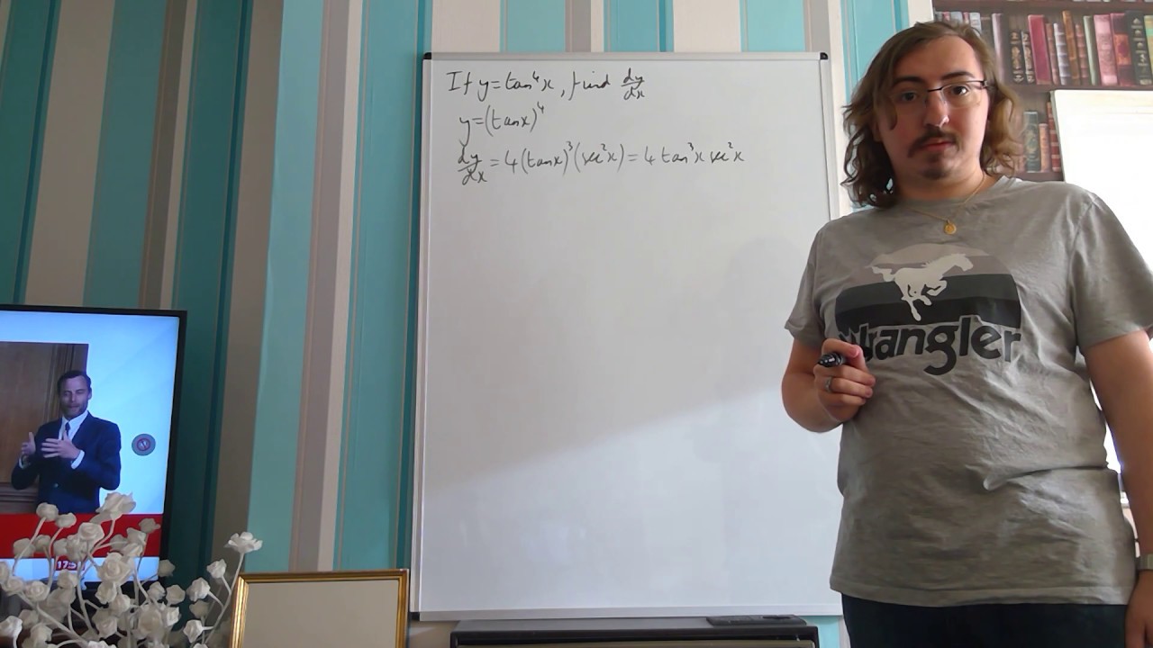 Differentiation of tan 4x youtube