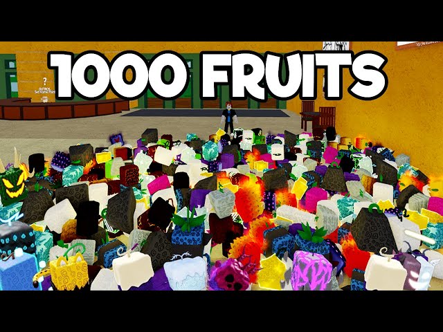 2919) GIRANDO 100 FRUTAS ALEATÓRIAS NO BLOX FRUITS EM 1 E VEIO AS  MELHORES!!! - ROBLOX 