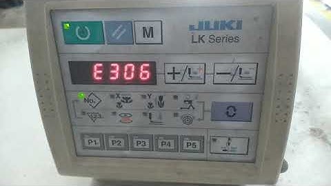 How we remove error 306 in lk 1900AHS