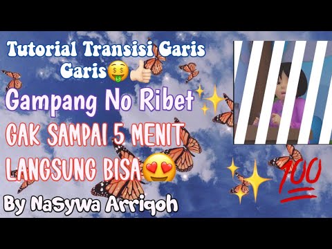 Tutorial cara  buat transisi garis  garis  di Alight Motion 